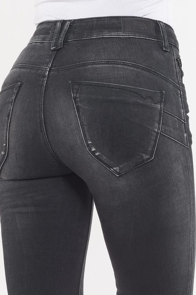 Jeans Pulp Slim Taille Haute Noir gris
