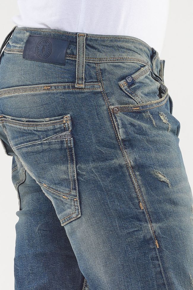 700/11 Slim jeans destroy vintage blau Nr.2