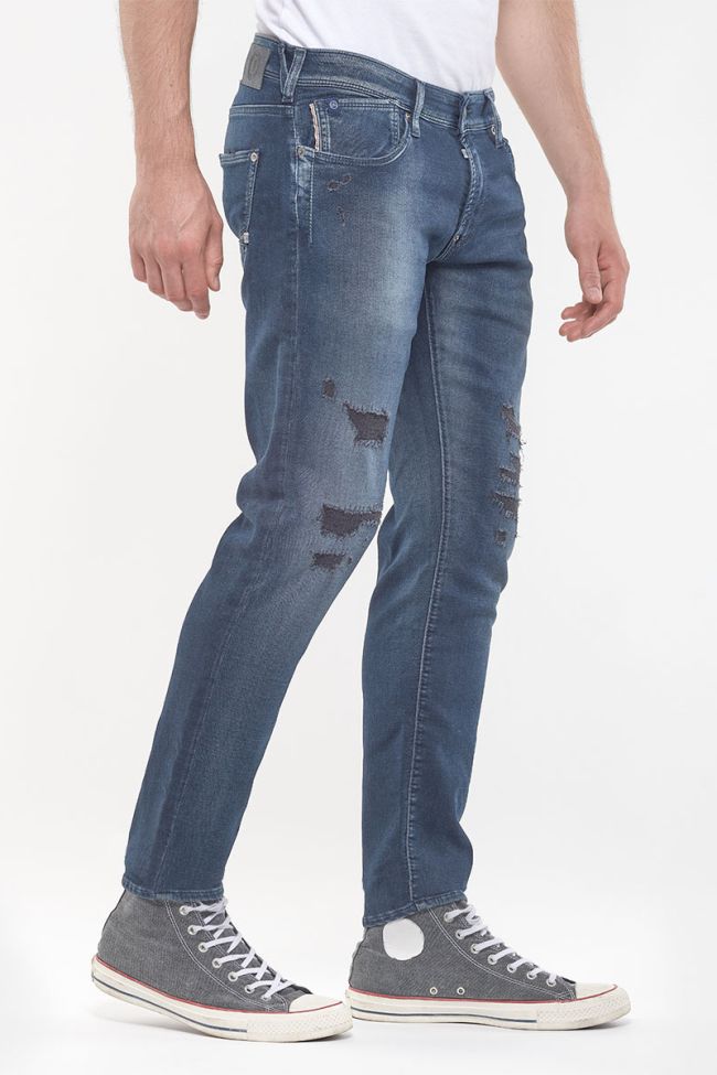 Jeans 700/11 Blue Jogg Bleu Noir Destroy