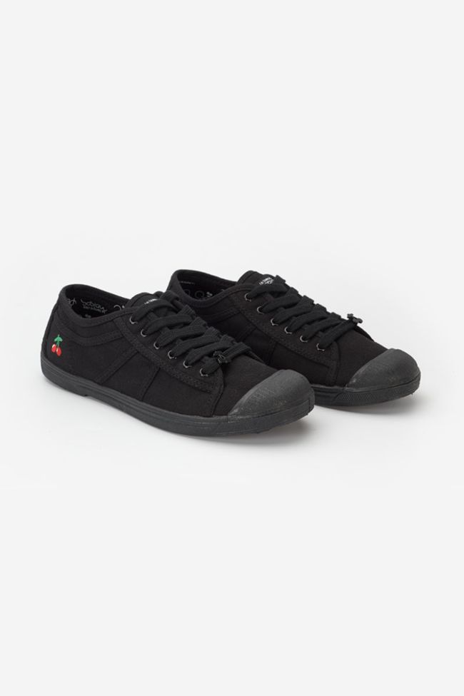 Schwarze Basic Sneakers
