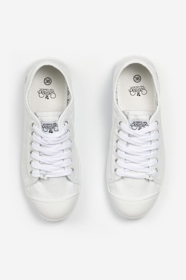 Weiße Basic Sneakers