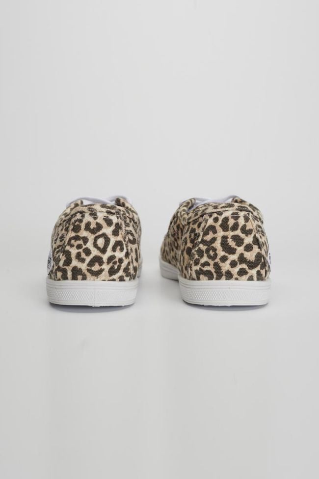 Sneaker Basic mit Leopardenmuster