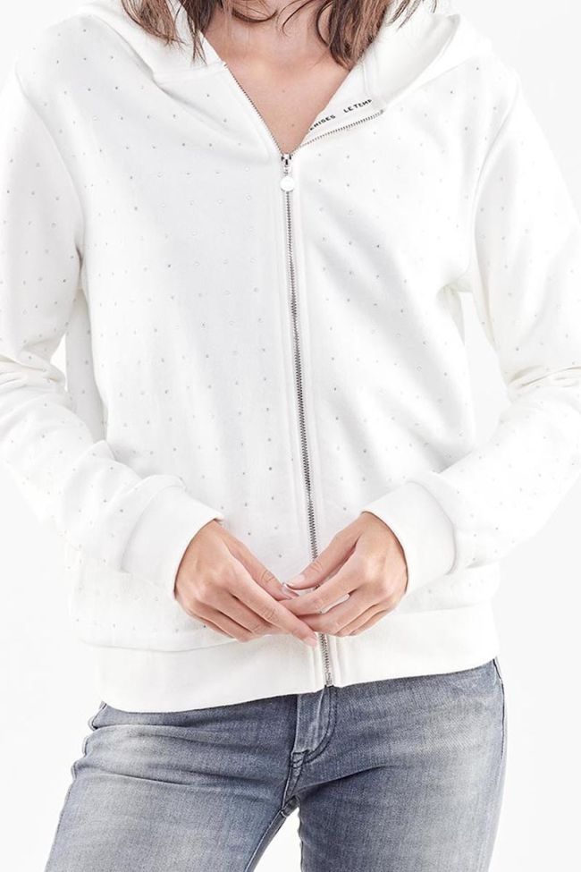 Kapuzen-sweatshirt Oda in weiß
