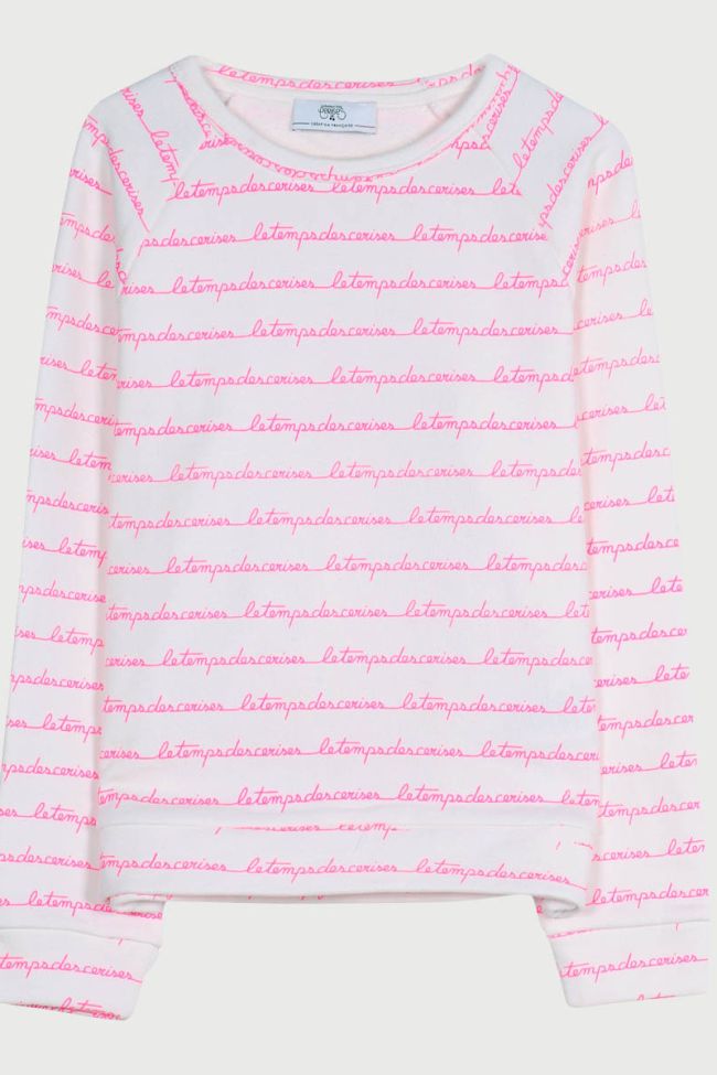 Sweatshirt Boragi in rosa