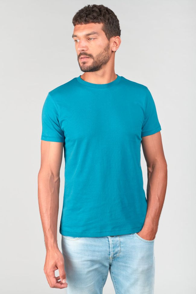 T-shirt Brown in blau