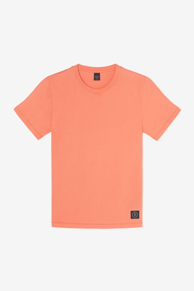 T-shirt Brown in orange