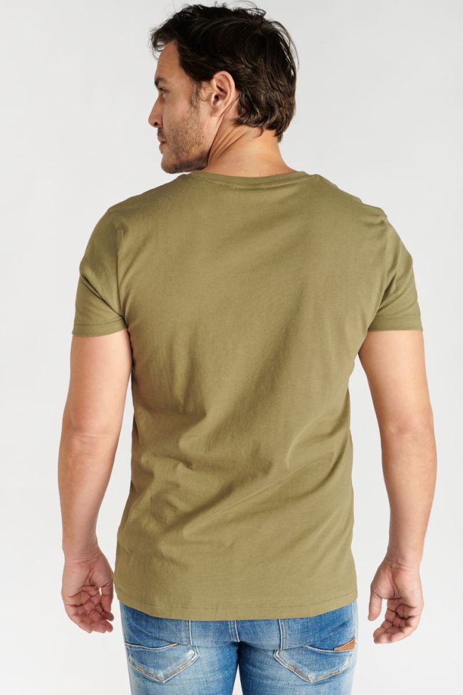 T-shirt Brown in grün