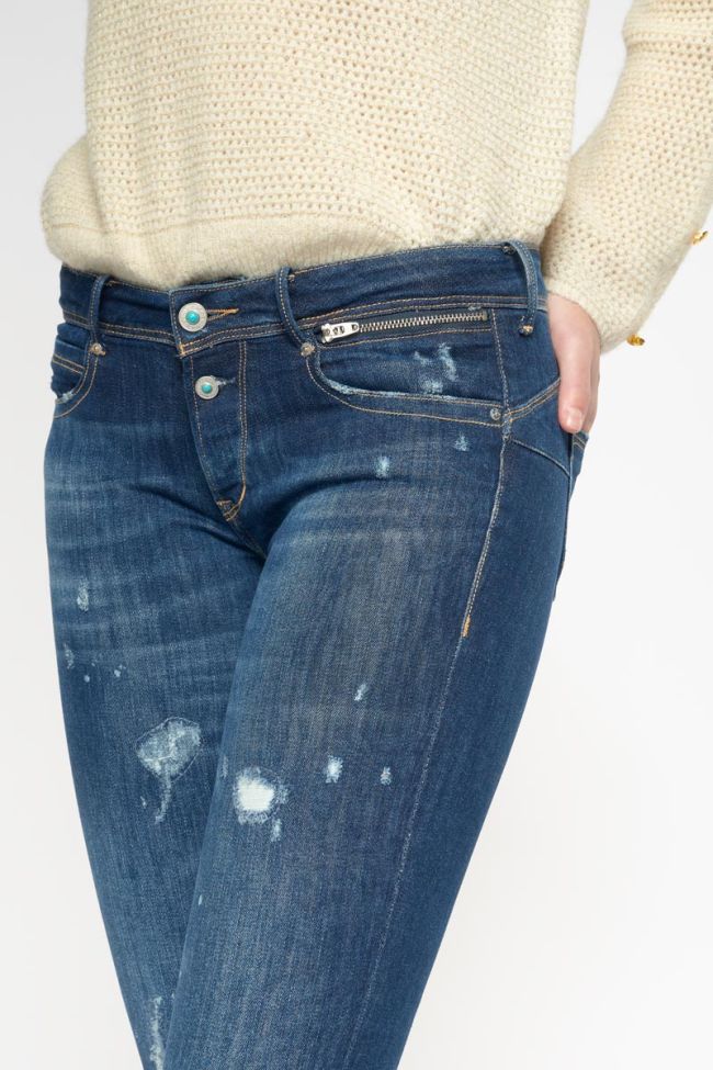 Ceiba Pulp Slim 7/8 jeans destroy blau Nr.2
