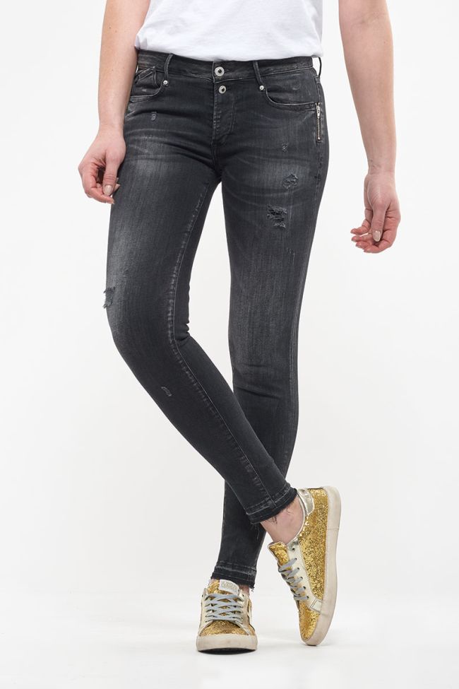 Power Skinny 7/8 jeans destroy schwarz Nr.1