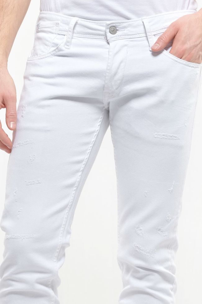 700/11 Slim jeans destroy weiß 