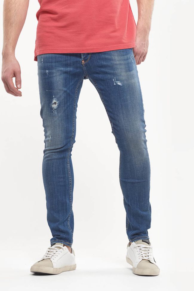 900/15 Tapered jeans destroy vintage blau Nr.2