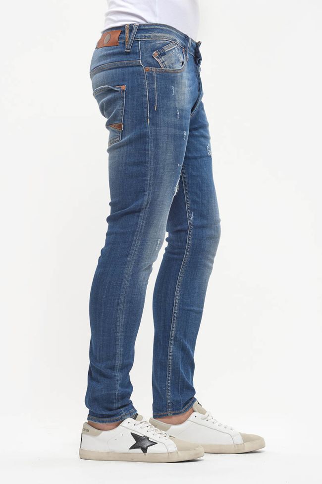 900/15 Tapered jeans destroy vintage blau Nr.2
