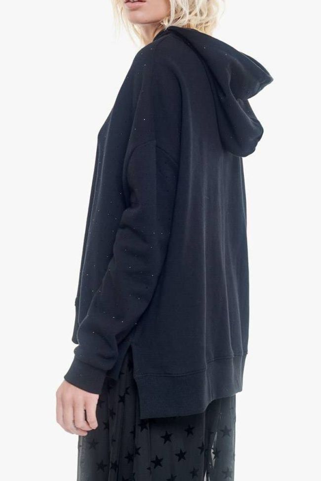 Kapuzen-sweatshirt Barbra in schwarz