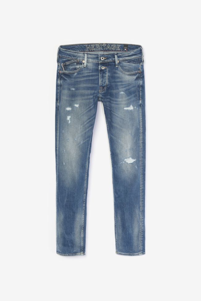 Itzan 700/11 Slim jeans destroy vintage blau Nr.4