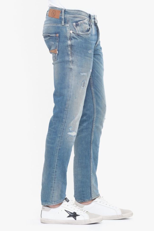 700/11 Slim jeans destroy vintage blau Nr.4