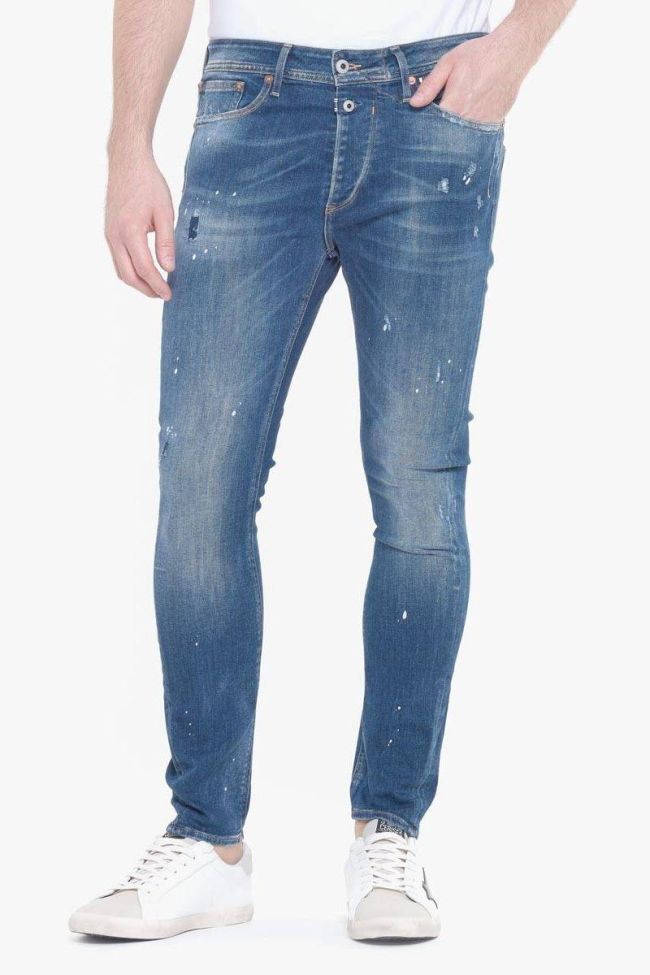 900/15 Tapered jeans destroy vintage blau Nr.3