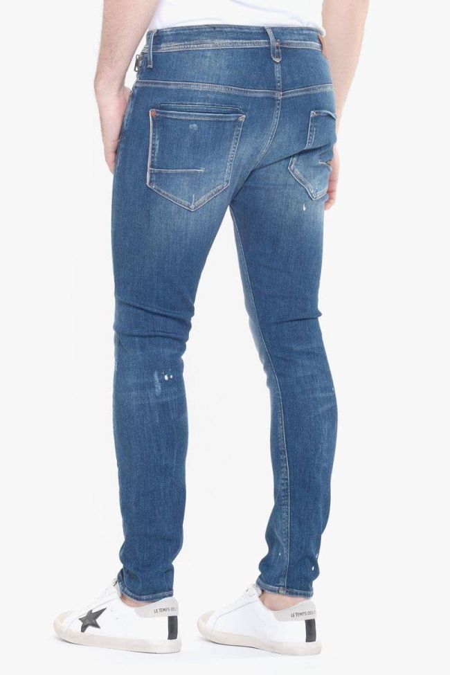 900/15 Tapered jeans destroy vintage blau Nr.3