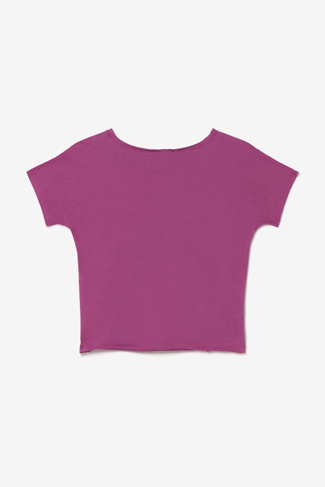 T-Shirt Musgi in lila mit Druck