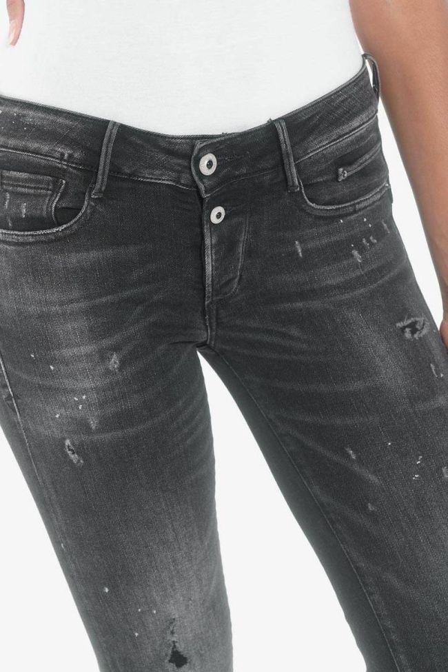 Alais Pulp Slim 7/8 jeans destroy schwarz Nr.1