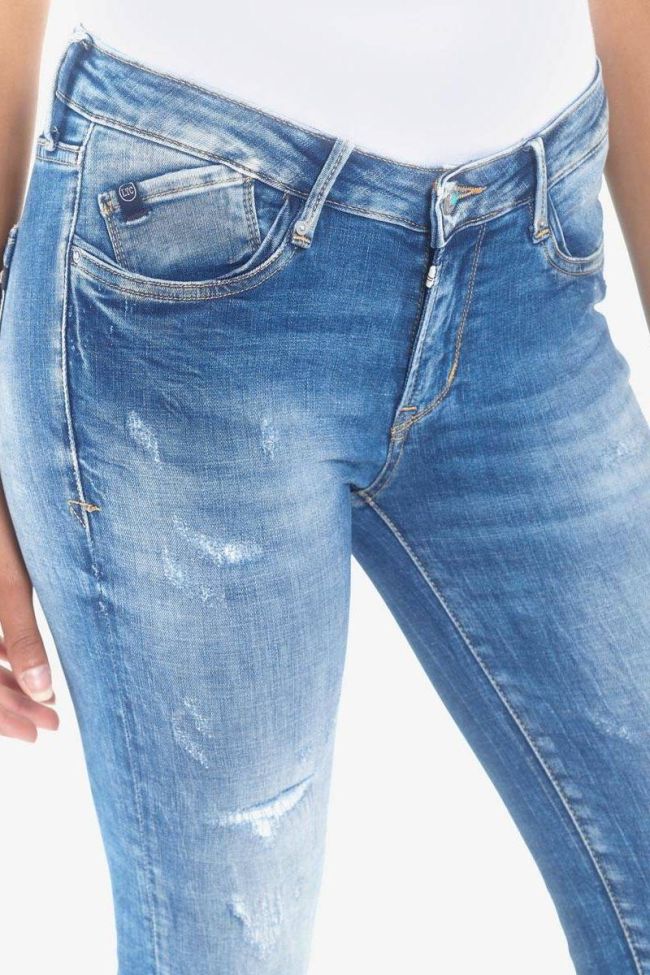 Usoa Power Skinny 7/8 jeans destroy blau Nr.3