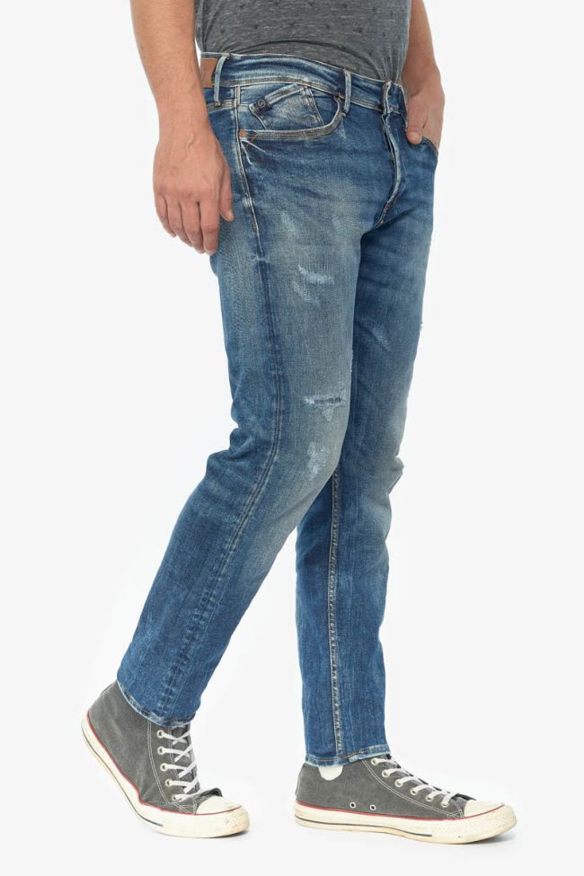 Adur 700/11 Slim jeans destroy vintage blau Nr.2