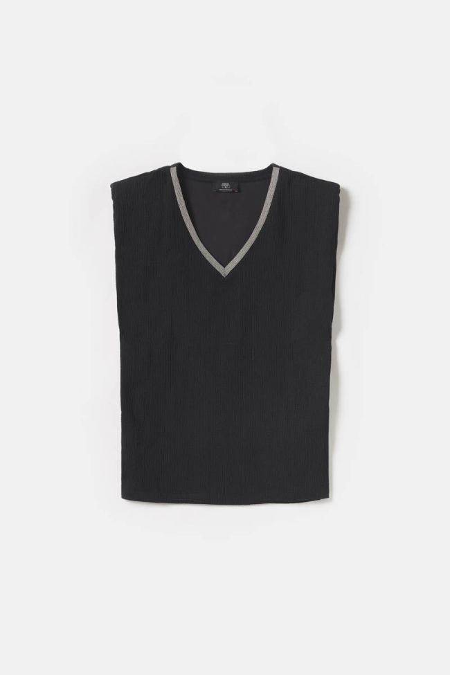 T-shirt Padow in schwarz