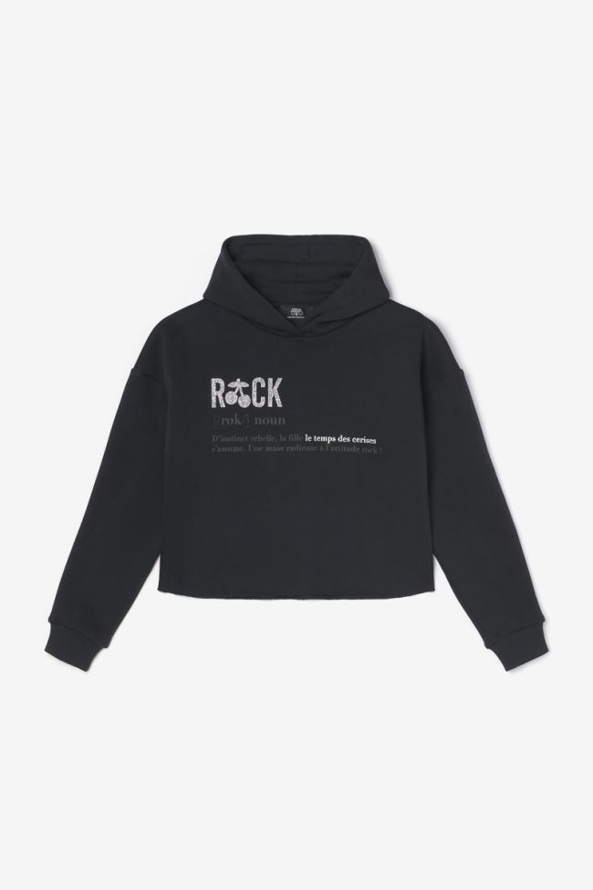 Kapuzen-sweatshirt Bendgi in schwarz
