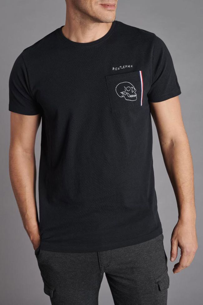 T-shirt Bouna in schwarz