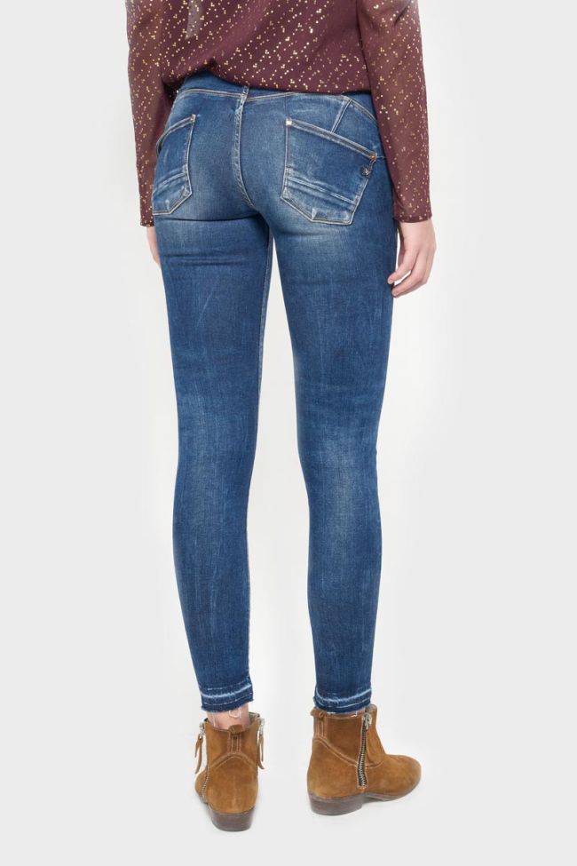 Talara Pulp Slim 7/8 jeans destroy vintage blau Nr.2