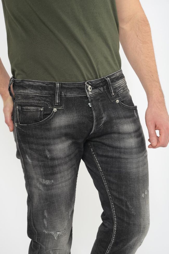 Nelson 700/11 Slim jeans destroy schwarz Nr.1