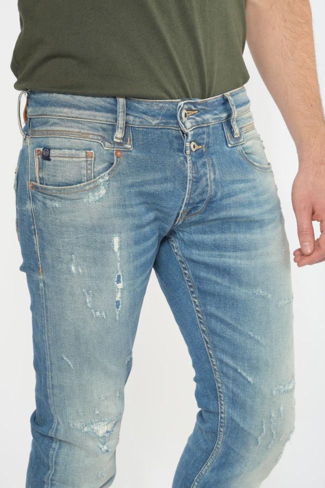 Winkler 700/11 Slim jeans destroy vintage blau Nr.3