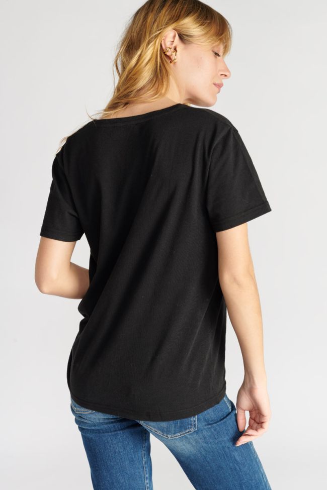 T-shirt Preciosa in schwarz
