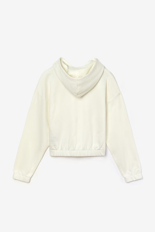 Kapuzen-sweatshirt Naturgi in weiß