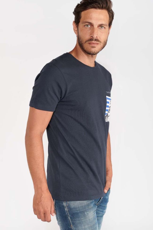 T-shirt Foster in blau