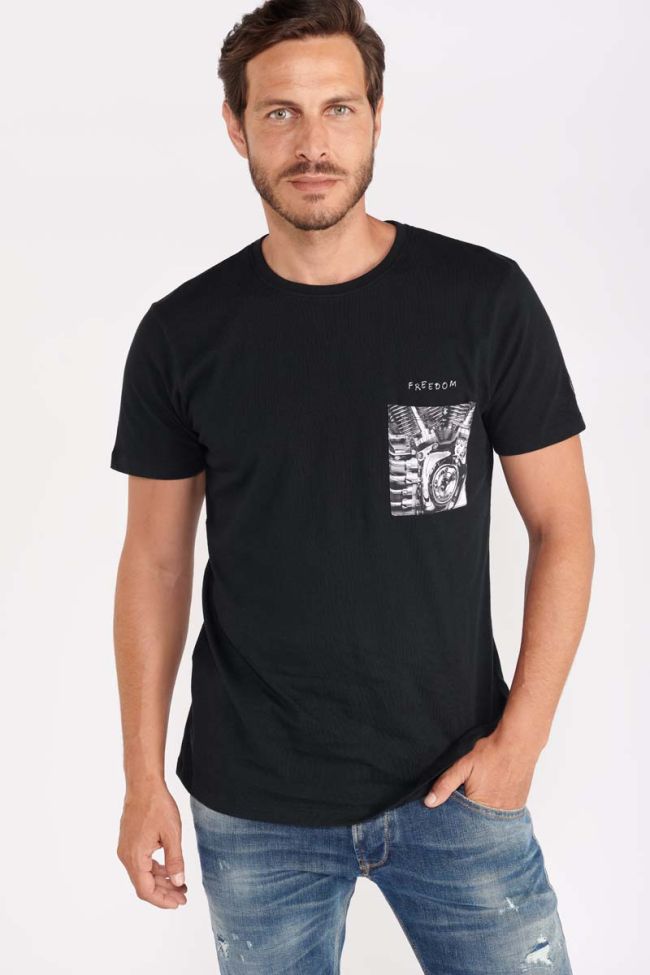 T-shirt Kern in schwarz