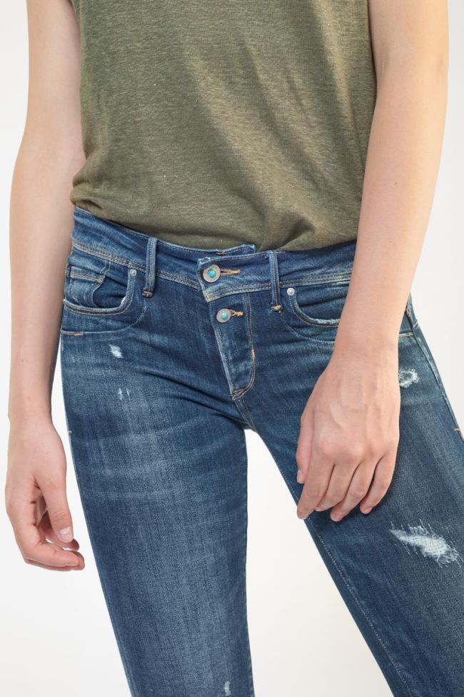 Lise Pulp Slim 7/8 jeans destroy vintage blau Nr.2