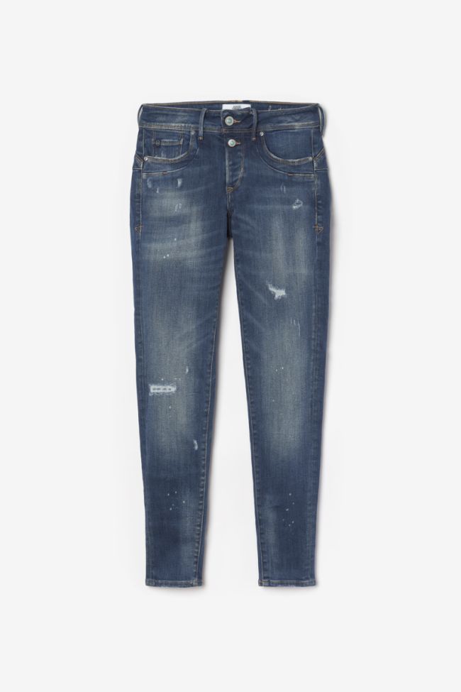 Lise Pulp Slim 7/8 jeans destroy vintage blau Nr.2
