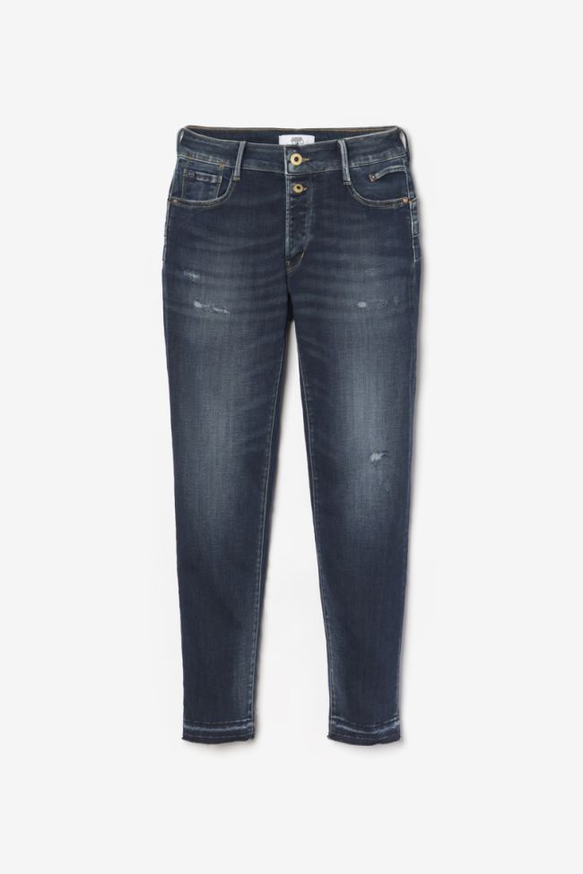 Visby Pulp Slim High Waist 7/8 jeans destroy blau Nr.1