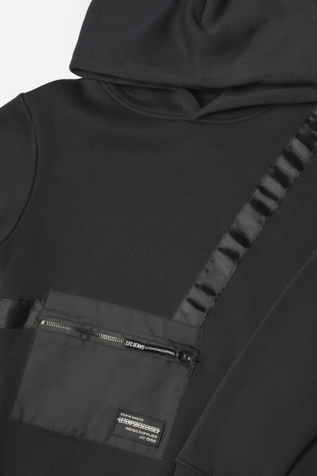 Kapuzen-sweatshirt Itobo in schwarz