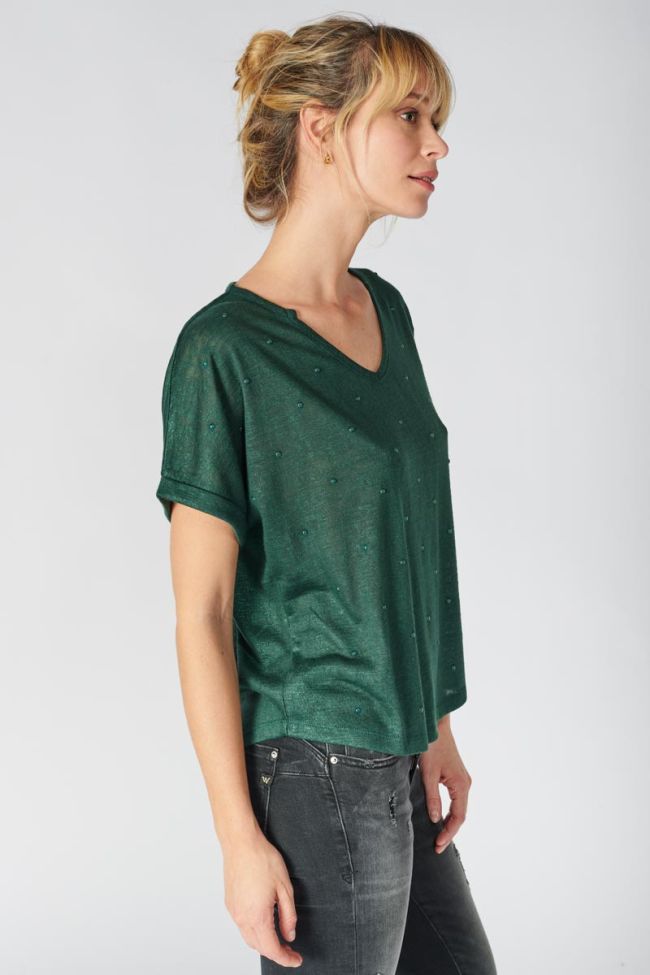 T-shirt Bijou in grün