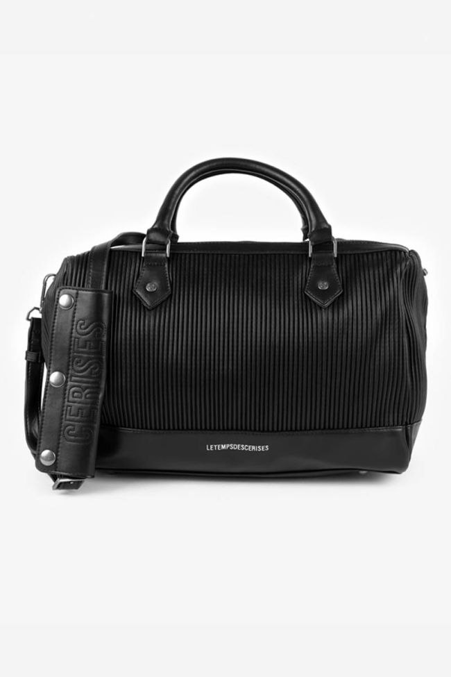 Bowlingtasche Isaia in schwarze mit Plissee-Effekt