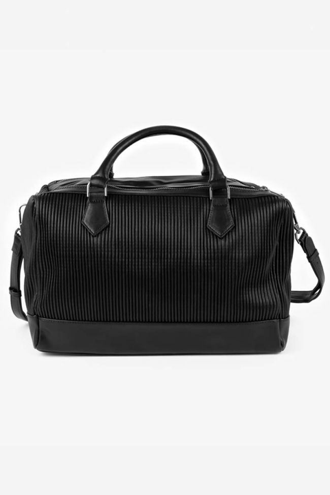 Bowlingtasche Isaia in schwarze mit Plissee-Effekt