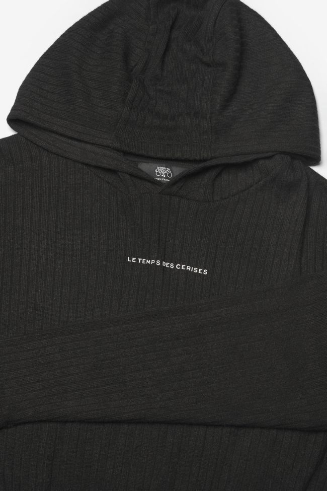 Kapuzen-sweatshirt Biancigi in schwarz