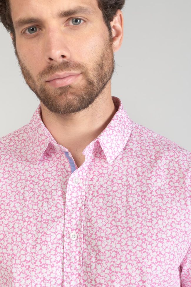 Hemd Brotel rosa mit Blumenmuster