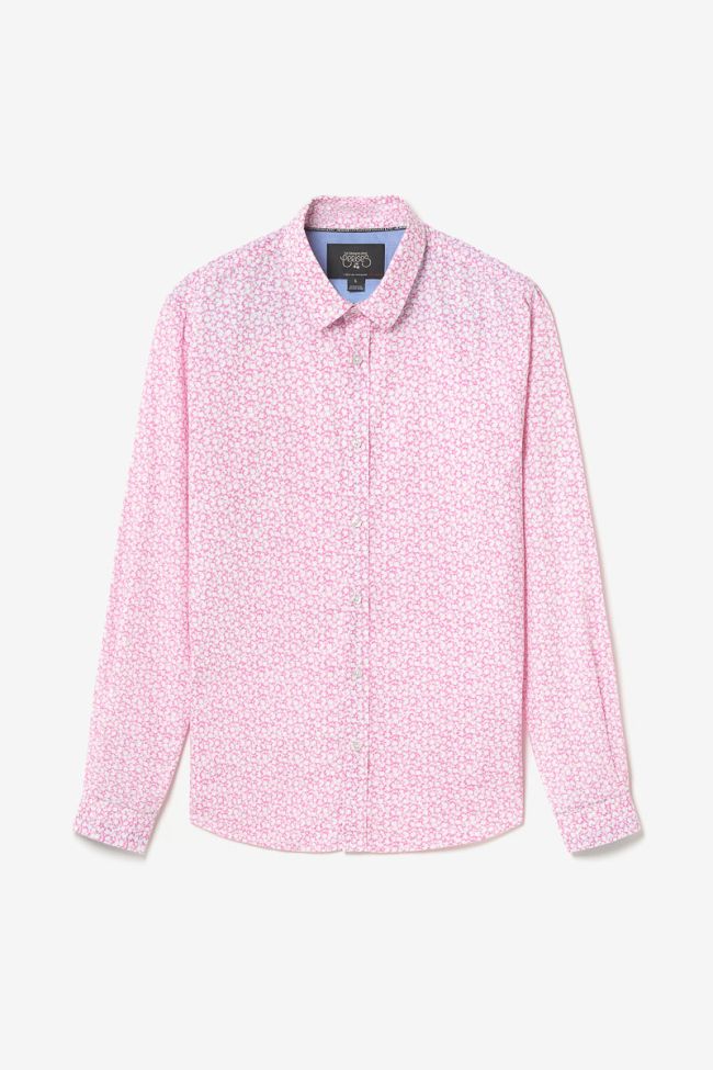 Hemd Brotel rosa mit Blumenmuster