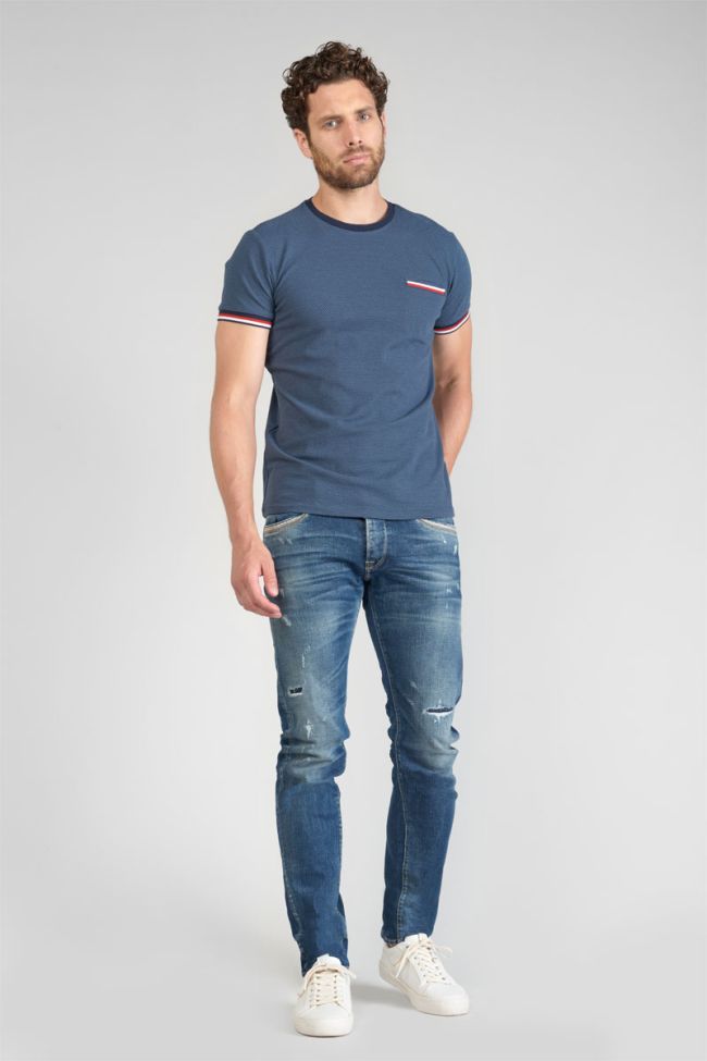 T-shirt Midal in blau