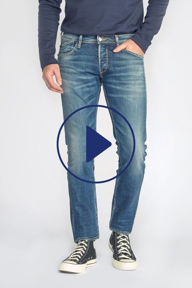 Basic 700/11 slim jeans vintage blau Nr.2