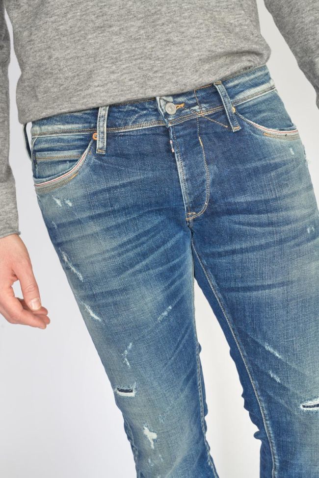 Marvin 700/11 slim jeans destroy vintage blau Nr.2