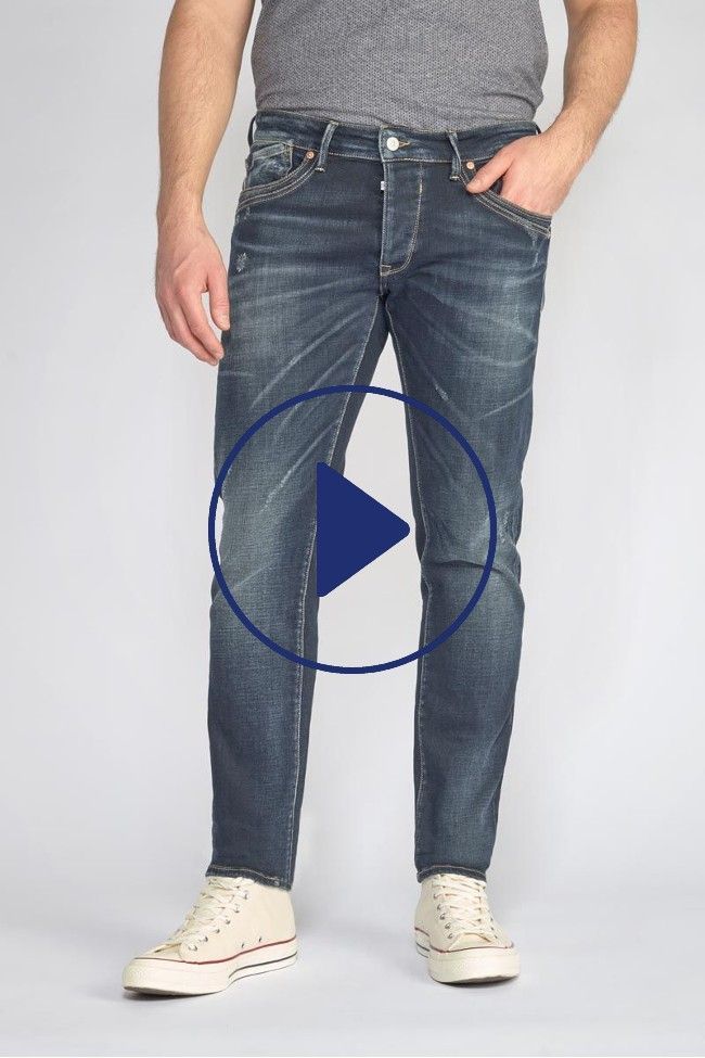 Yarol 700/11 slim jeans destroy blau-schwarz Nr.2