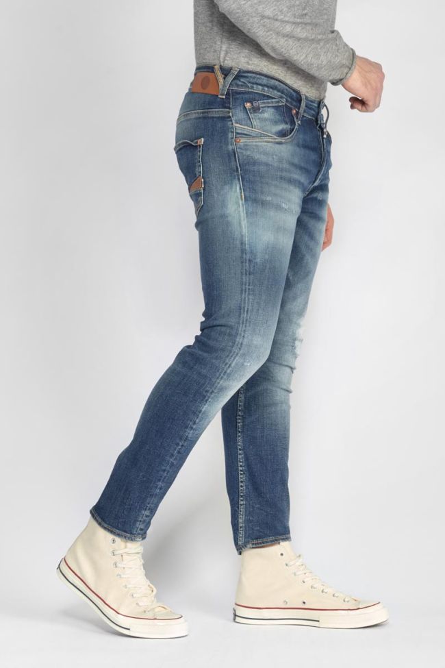 Blacksun 900/16 tapered jeans destroy vintage blau Nr.2